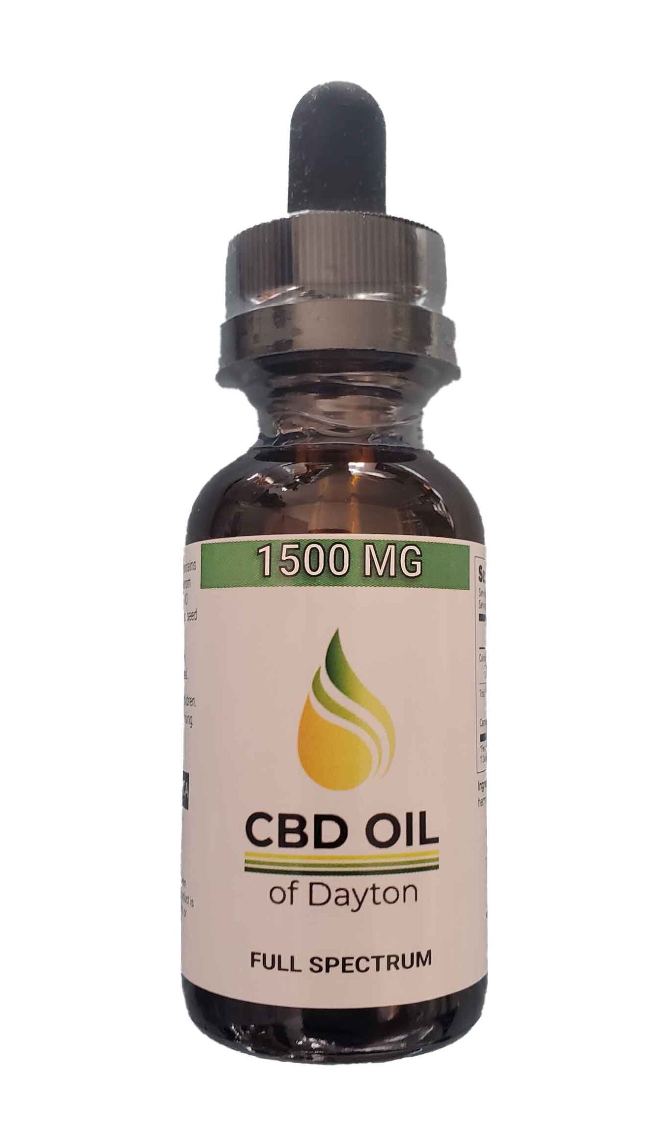 1500 mg cbd oil bottle