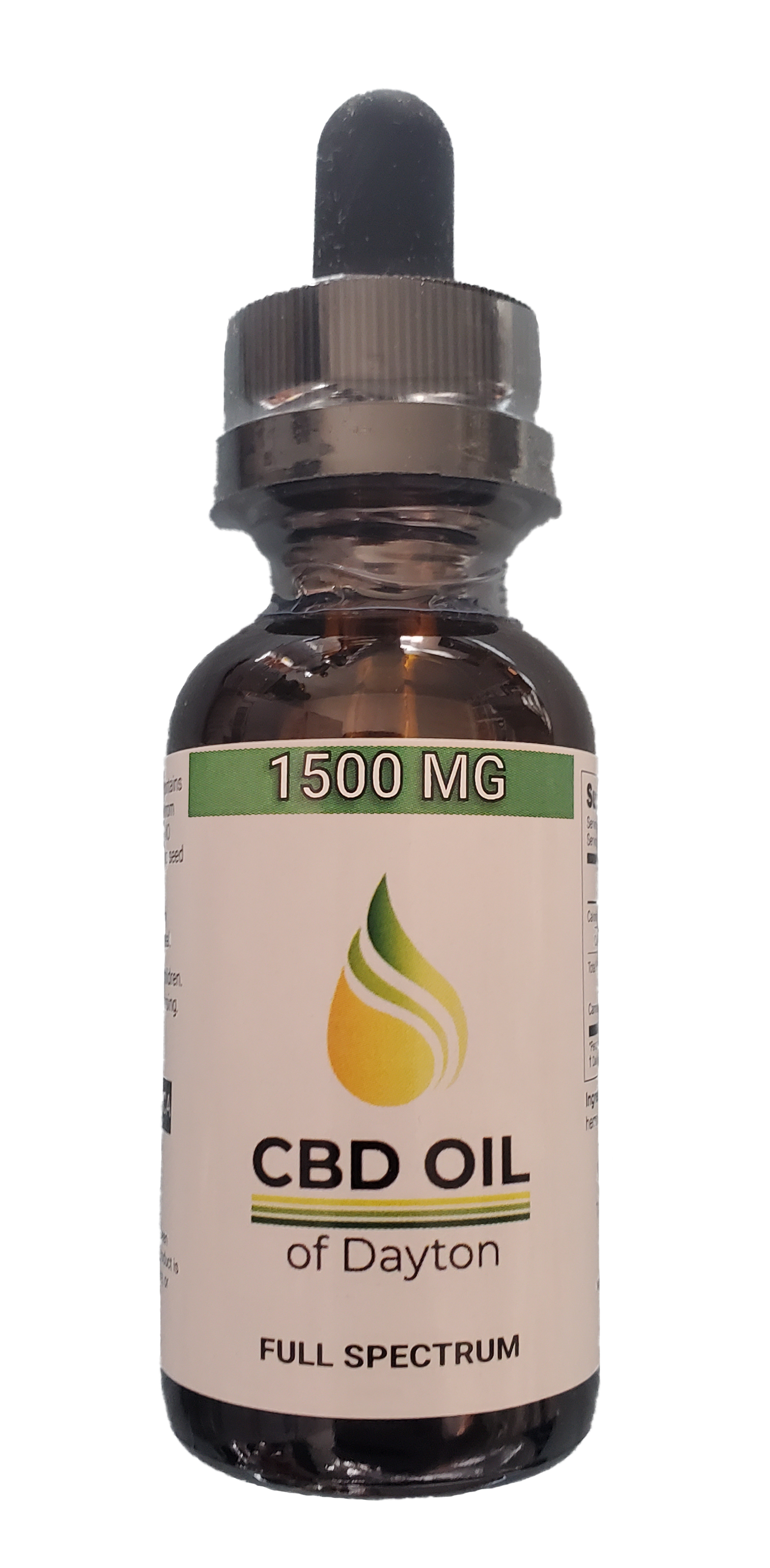1500 mg cbd oil bottle